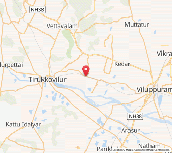 Map of Mugaiyur, Tamil Nadu