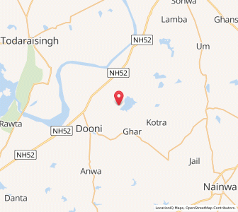 Map of Muglani, Rajasthan