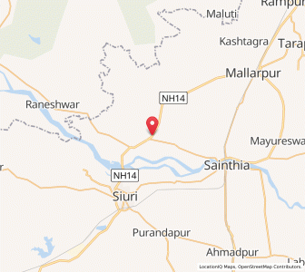 Map of Muhammad Bazar, West Bengal