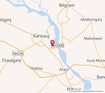 Map of Muhammadpur Bagh, Uttar Pradesh