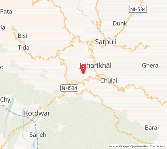 Map of Muhara, Uttarakhand
