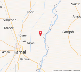 Map of Muhiuddinpur, Haryana