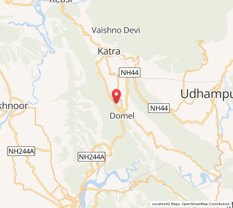 Map of Muhur, Kashmir