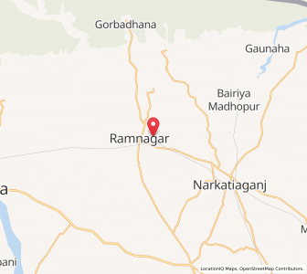 Map of Mujra, Bihar