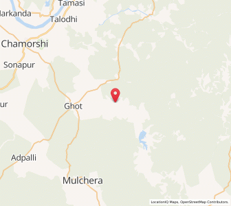Map of Mukapullee, Maharashtra