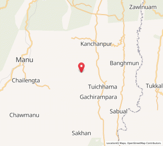 Map of Muktasinghpara, Tripura
