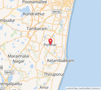 Map of Mulacheri, Tamil Nadu