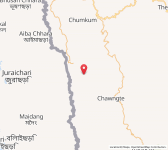 Map of Mullianpui, Mizoram