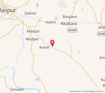Map of Mulmula, Chhattisgarh