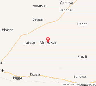 Map of Mummasar, Rajasthan
