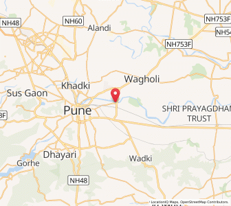Map of Mundhva, Maharashtra
