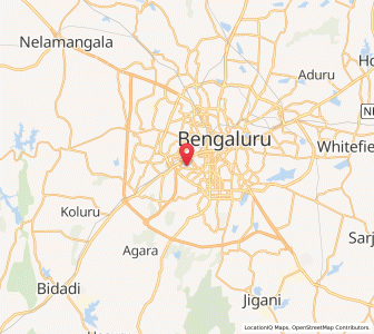Map of Muneshwara Block, Karnataka