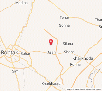 Map of Mungan, Haryana