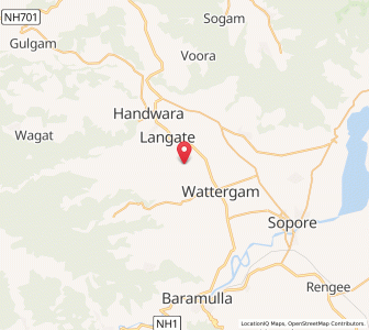 Map of Mungwalpur, Kashmir