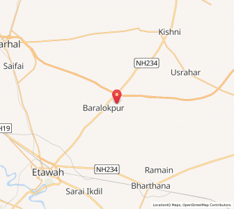 Map of Munj, Uttar Pradesh