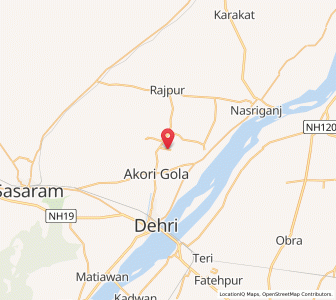 Map of Munriar, Bihar