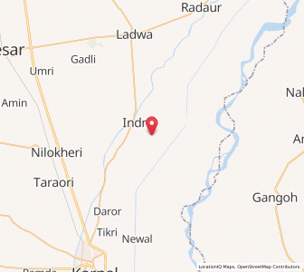 Map of Muradgarh, Haryana