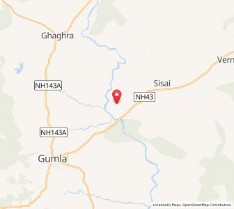 Map of Murgu, Jharkhand