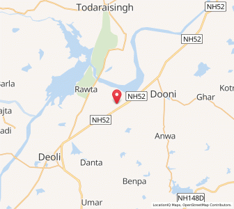 Map of Muria, Rajasthan