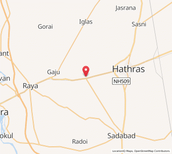 Map of Mursan, Uttar Pradesh