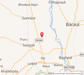 Map of Murthal, Haryana