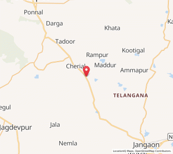 Map of Mustial, Andhra Pradesh