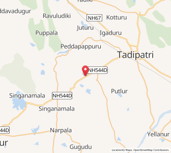 Map of Mutssukota, Andhra Pradesh