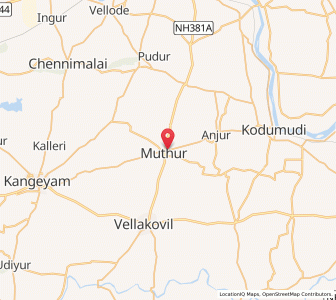 Map of Muttur, Tamil Nadu