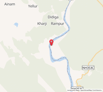 Map of Muyyabompeta, Maharashtra