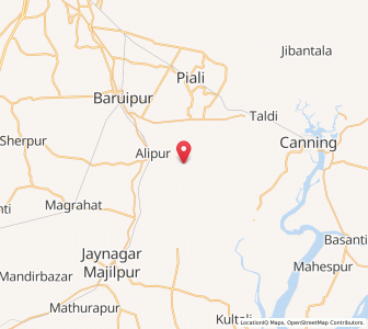 Map of Nabagram, West Bengal