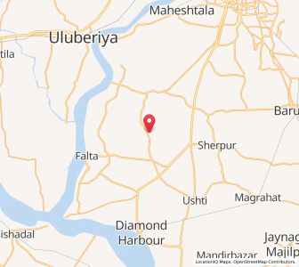 Map of Nabasan, West Bengal