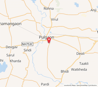Map of Nachangaon, Maharashtra