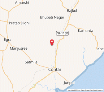 Map of Nachinda, West Bengal