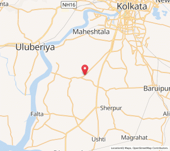 Map of Nadabhanga, West Bengal