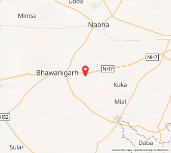 Map of Nadampur, Punjab