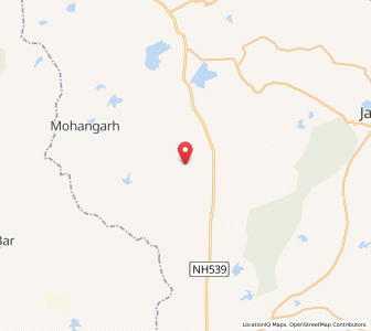 Map of Nadia, Madhya Pradesh