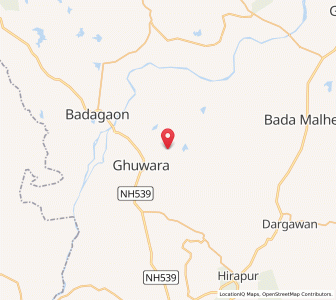 Map of Nadikhera, Madhya Pradesh