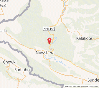 Map of Nadpur, Kashmir