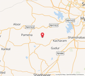Map of Nagalpalli, Andhra Pradesh
