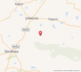 Map of Nagalvadi, Madhya Pradesh