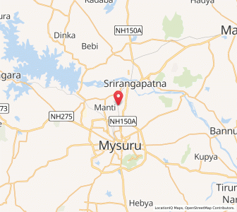 Map of Naganahalli, Karnataka