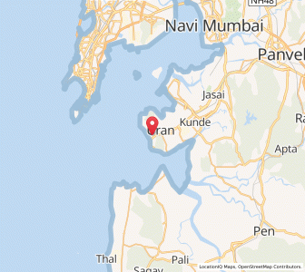 Map of Nagaon, Maharashtra