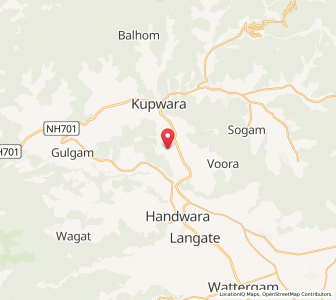 Map of Nagar Malpur, Kashmir