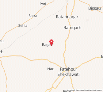 Map of Nagardas, Rajasthan