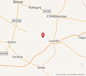 Map of Nagaria Nandi, Uttar Pradesh