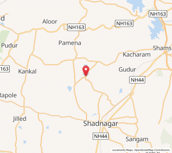 Map of Nagarkunta, Andhra Pradesh