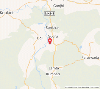 Map of Nagarwara, Madhya Pradesh