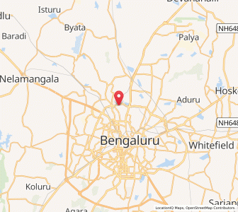 Map of Nagashettyhalli, Karnataka