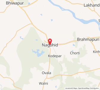 Map of Nagbhir, Maharashtra
