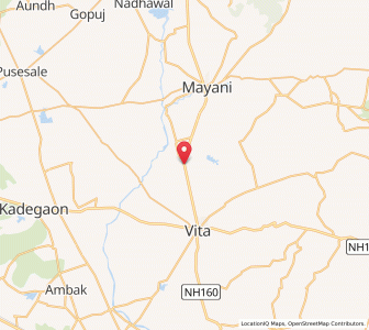 Map of Nagevadi, Maharashtra